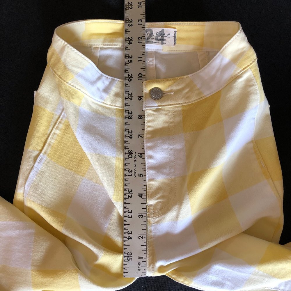 Free People Just Float On Printed Flare Jeans Sz 24 - Picture 10 of 14